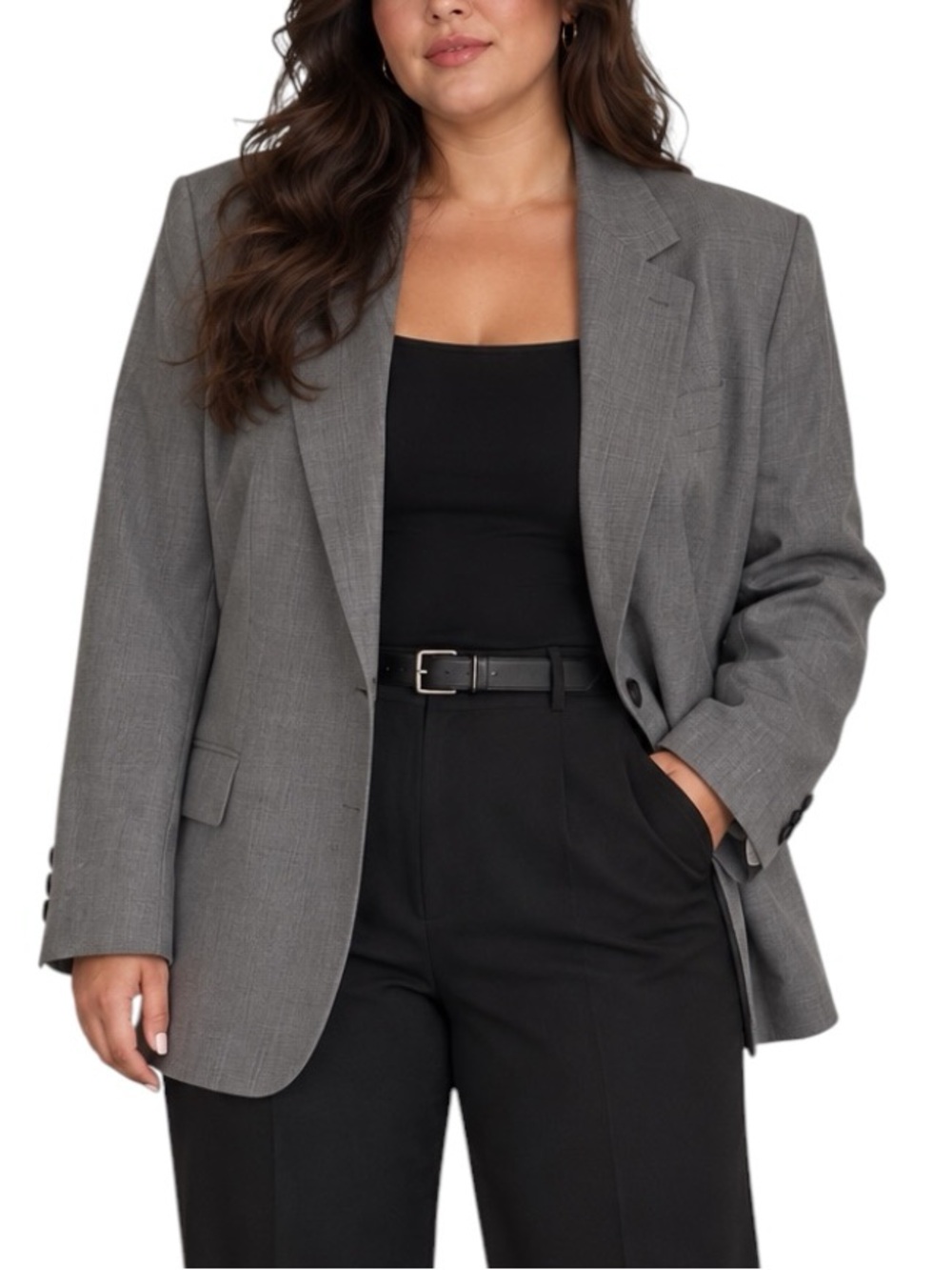 Theory Women’s Wool Blazer, Grey